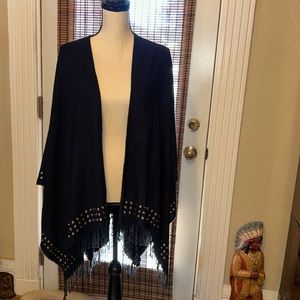 Karl Lagerfeld Cape/Shrug Black OSFM